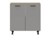Modulaarinen kaappi ovilla Ati Grey 109