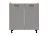 Modulaarinen allaskaappi ovilla Ati Grey 110