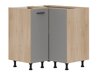 Modulaarinen kulmakaappi Ati Grey 112