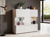Sideboard Torsone 100 (White + Glossy white)