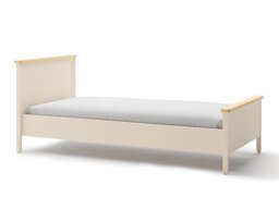 Sänky Romelbo 148 (Beige + Tammi)