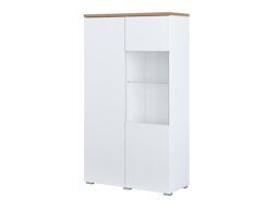 Bookcase Baletu 108 (White + Oak)