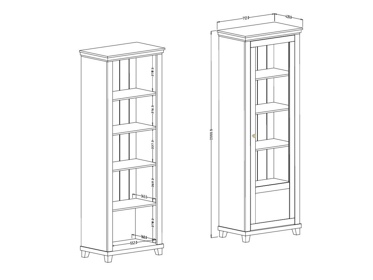 Hylly Tolnue 101 (Vaalea beige + Tammi)