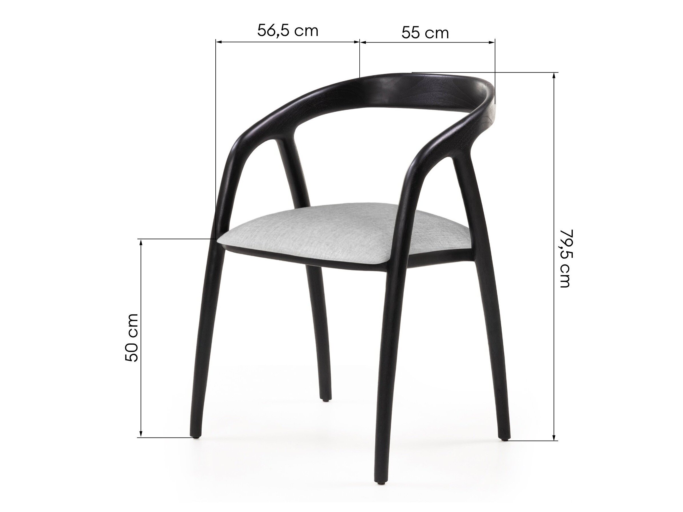 Tuoli Burleson 492 (Musta + Vaalea beige)