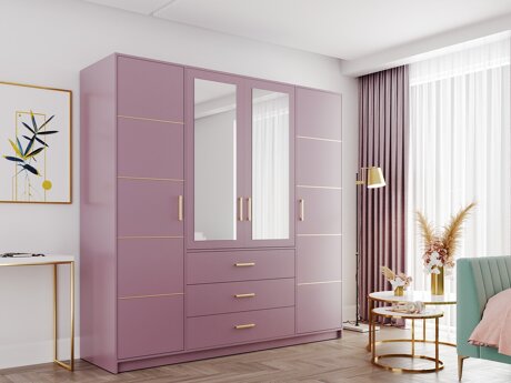 Vaatekaappi Rosa I (Violetti)