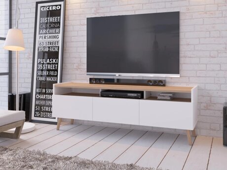 TV stand Monmelo 100 (White)
