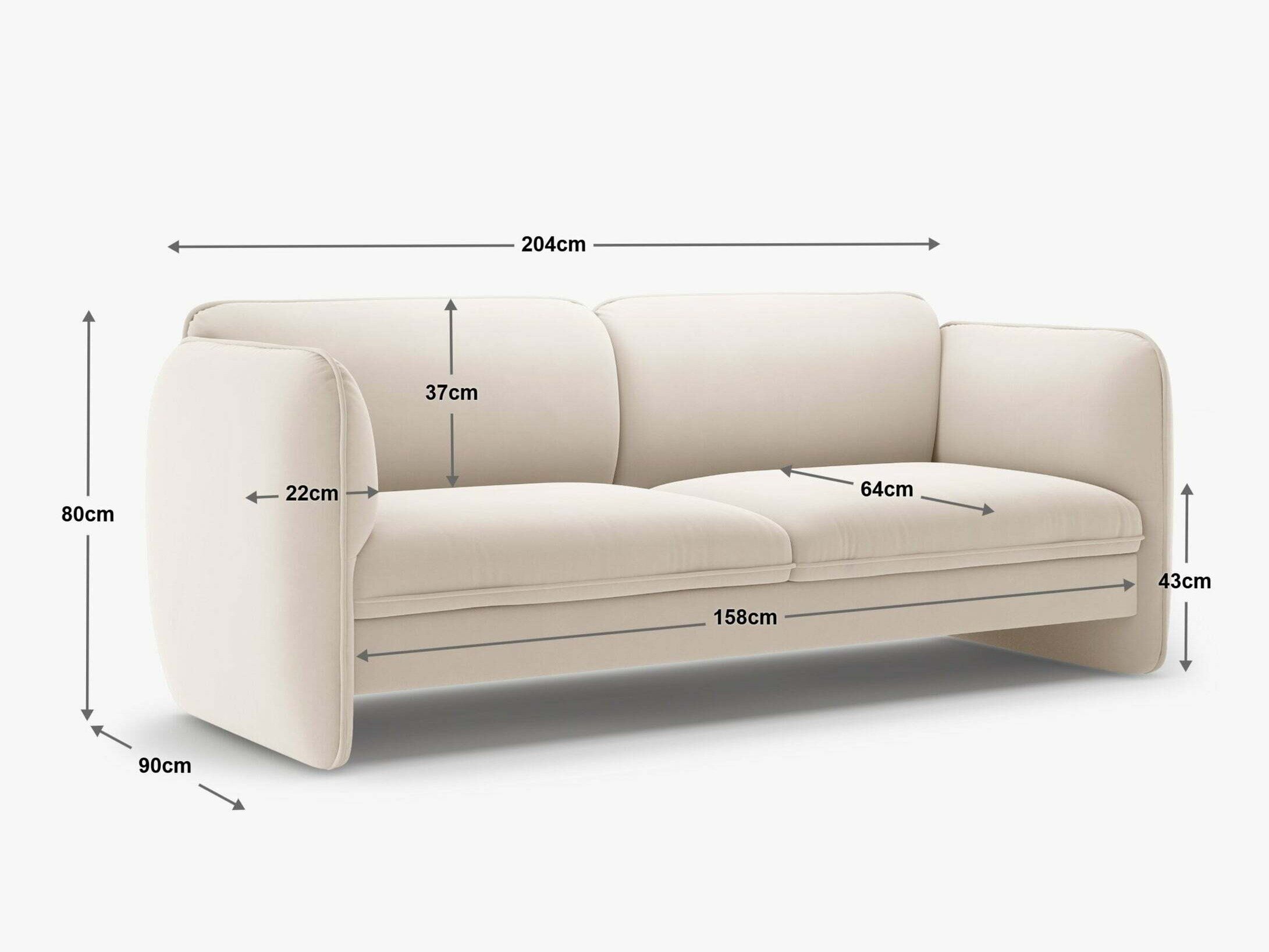 Sohva Romsero 102 (Magic Velvet 2299)