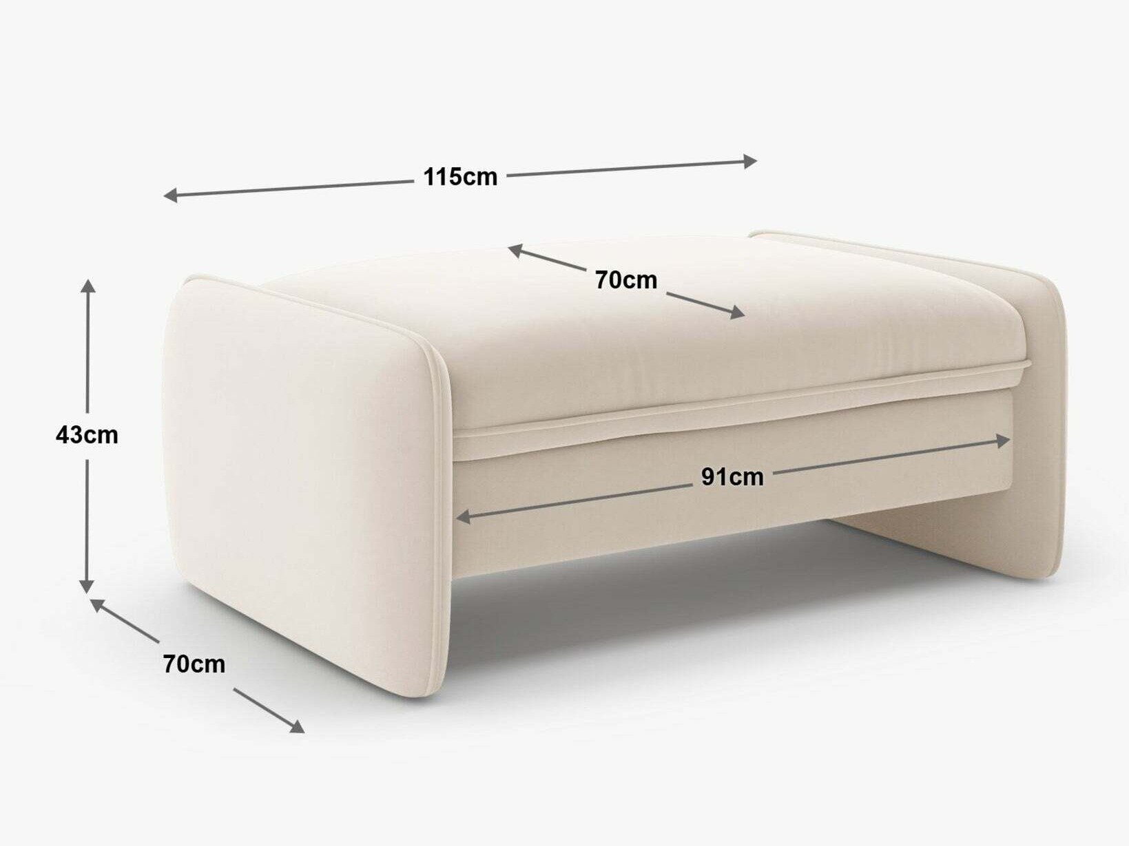 Verhoiltu penkki Romsero 103 (Magic Velvet 2299)