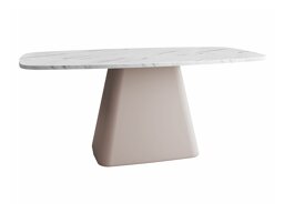 Sohvapöytä Oswego 158 (Valkoinen marmori + Kashmir)