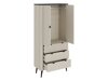 Vaatekaappi Lufela 100 (Kashmir + Harmaa marmori)