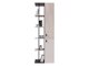 Hylly Camteso 103 (Musta + Tammi + Beige)