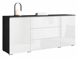 Lipasto Mirfivo 102 (Matera-harmaa + Kiiltävä valkoinen)