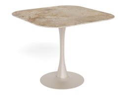 Pöytä Norsica 690 (Beige + Ruskea marmori)