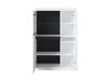 Bookcase Venlori 129 (White + Graphite)