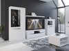 Bookcase Venlori 129 (White + Graphite)