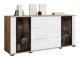 Lipasto Torcame 101 (Wotan tammi + Kiiltävä valkoinen)