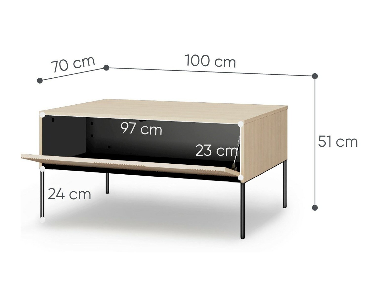 Sohvapöytä Elinolo 105