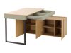 Huonekalusetti Fiosono 115 (Beige + Vaalea tammi)