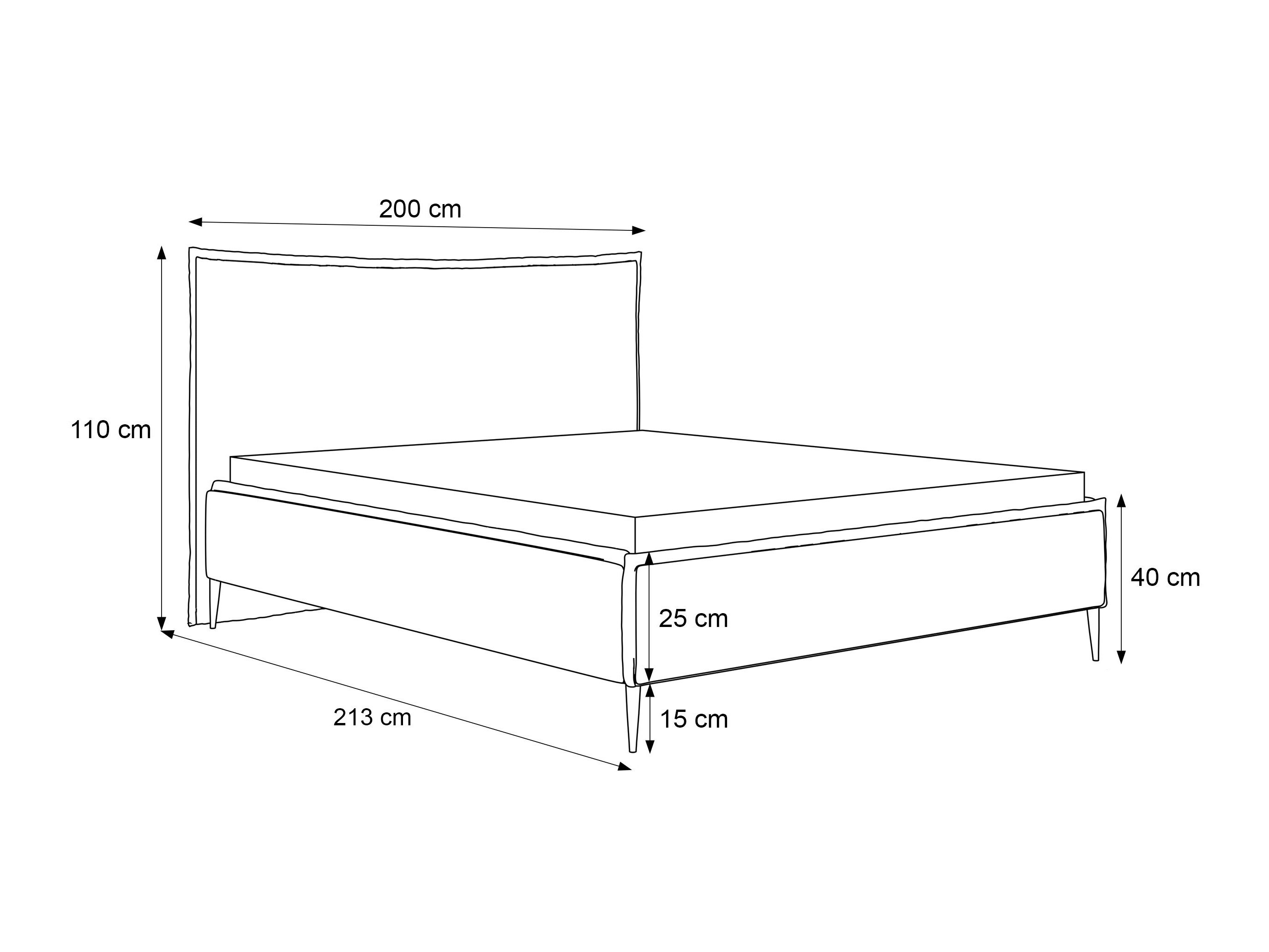 Sänky Martinez 128 (Lumi 04)