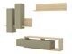 Living room set Lutiva 100 (Eucalyptus + Oak)