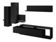 Living room set Lutiva 100 (Matte black)