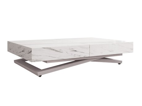 Coffee table transformer Oswego 172 (White marble)