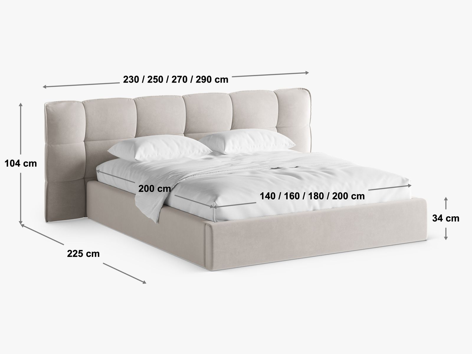 Sänky Beckley 341 (Casino Deep Blue)