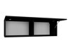 Seinäkaappi Remus (Musta + Kiiltävä musta)