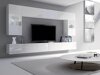 Living room set Remus I (White + Glossy white)