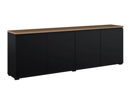 Sideboard Baletu 105 (Black + Oak)