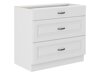 Modulaarinen kaappi vetolaatikoilla Retro White 120
