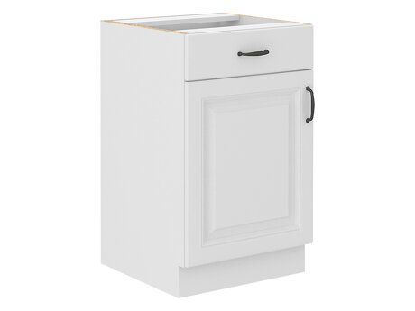 Modulaarinen kaappi vetolaatikolla ja ovilla Retro White 105