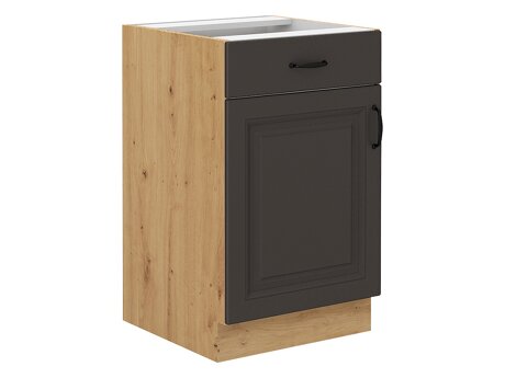 Modulaarinen kaappi vetolaatikolla ja ovilla Retro Grey 105