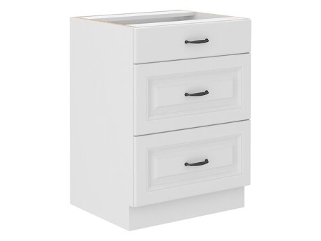Modulaarinen kaappi vetolaatikoilla Retro White 108