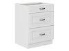 Modulaarinen kaappi vetolaatikoilla Retro White 108