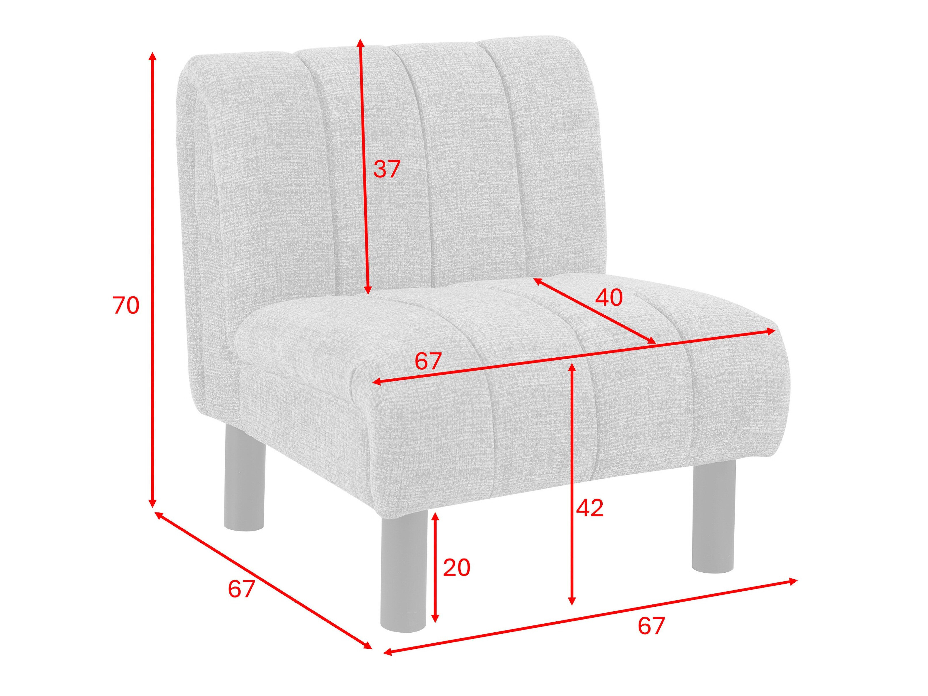 Armchair Anaheim 103 (Green)