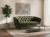 Chesterfield-sohva Norsica 260 (Tummanvihreä)
