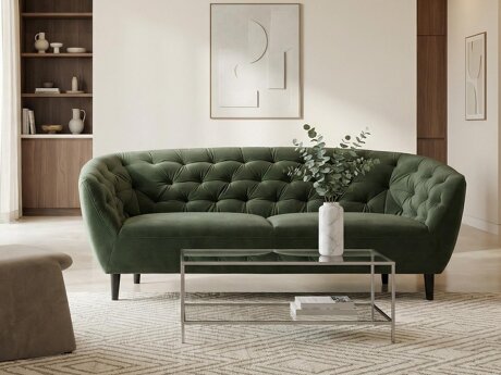 Chesterfield-sohva Norsica 232 (Tummanvihreä)