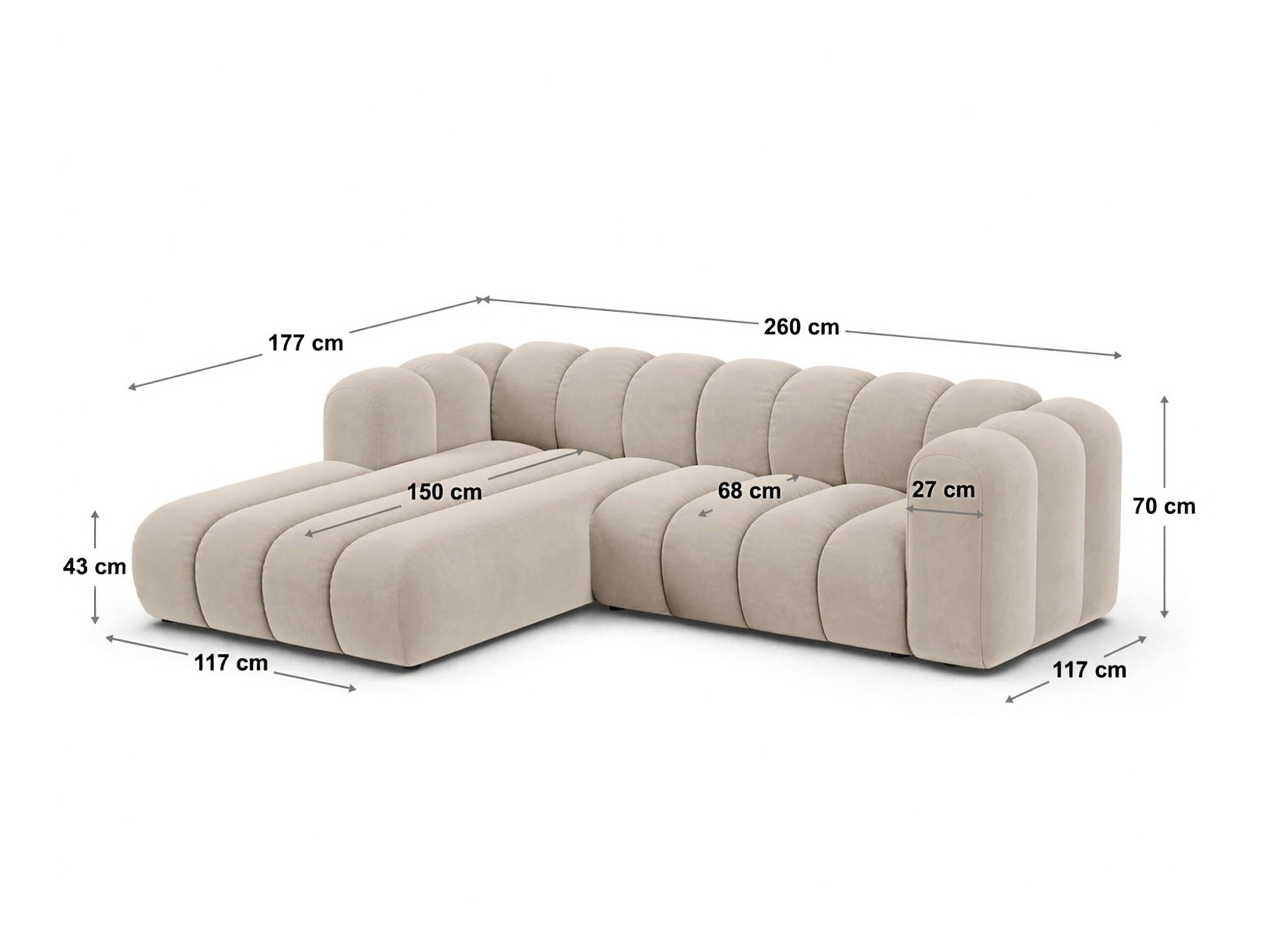 Moduulikulmasohva Cirleve 112 (Baloo 2082)