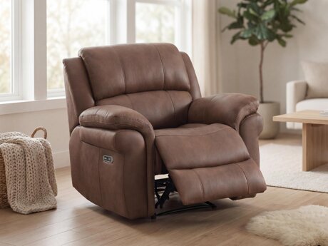 Recliner armchair Vercali 100 (Brown)