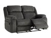 Recliner sofa Lufero 101 (Dark grey)