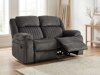 Recliner sofa Lufero 101 (Dark grey)