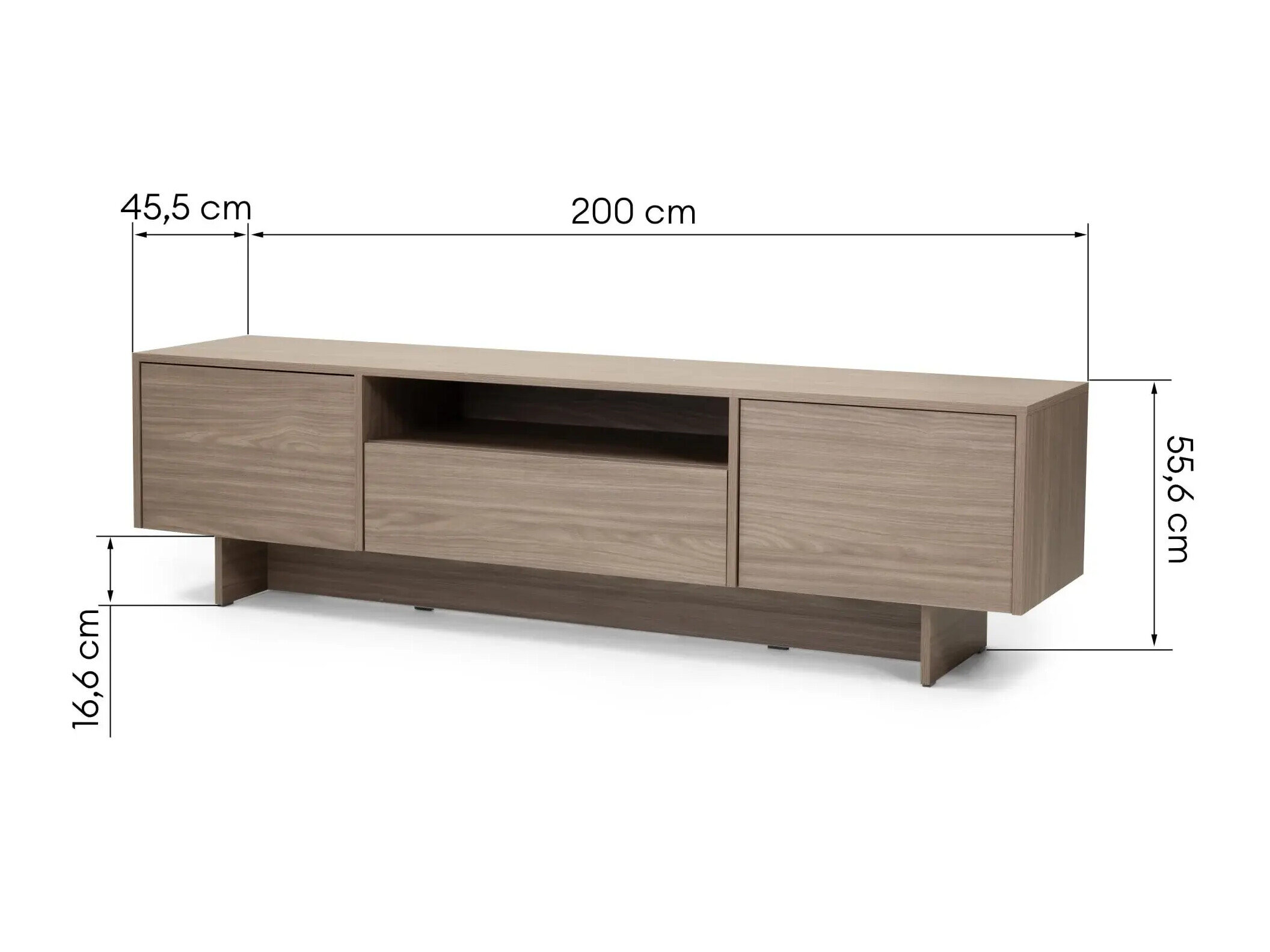 TV-taso Sosone 103 (Tumma tammi)