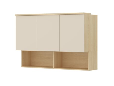 Seinäkaappi Nolcala 104 (Tammi + Beige)