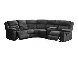 Corner sofa recliner Lufero 104 (Dark grey)