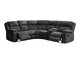 Corner sofa recliner Lufero 104 (Dark grey)