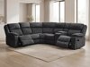 Corner sofa recliner Lufero 104 (Dark grey)