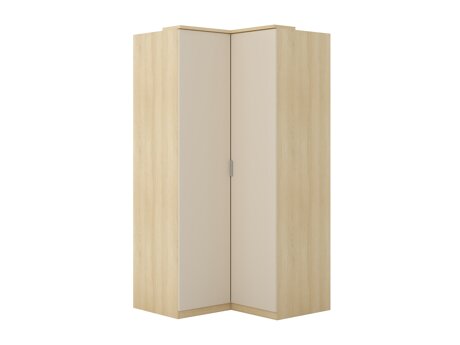 Kulmavaatekaappi Nolcala 107 (Tammi + Beige)