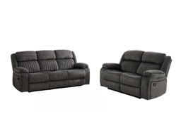 Upholstered furniture set Lufero 105 (Dark grey)