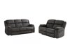 Upholstered furniture set Lufero 105 (Dark grey)